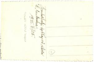 1935 Szombathely, őpk (őrsparancsnok) képző iskola tanterme tisztekkel, belső. photo