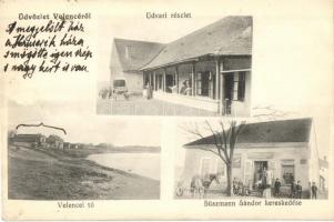 1913 Velence, Velencei-tó, udvari részlet, Süszmann Sándor kereskedése