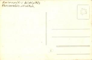 Zalaapáti, Hídépítés, vasszerelés műszaki átvétele. photo