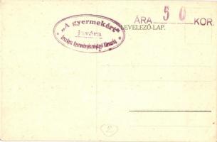 1922 Felső Magyarország és Csonka Magyarország. Országos Gyermekegészségügyi Társaság segélylapja / ...