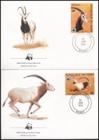 1985 WWF sor 4 db FDC-n Mi 941-944