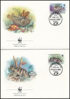 WWF Fishes set 4 FDC WWF: halak sor 4 db FDC-n