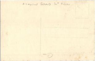 Első világháborús osztrák-magyar katonák talpával feldőlt ágyú mellett / WWI K.u.K. military, soldie...