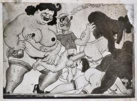 Popeye erotikus kalandjai, 15 db fotólap, 7×10 cm