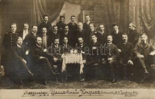 1909 St.Petersburg, International Chess Congress with the famous chess players of the era. photo (EB)