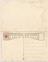 WWI Map of the Monarchy, Germany and Russia. Folding card