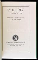 Ptolemaios: Tetrabiblos. Cambridge MA - London, 1994, Harvard (Loeb Classical Library). Vászonkötésb...