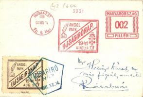 1941 Újságírónap / Hungarian journalist day, 'Újságírónap' So. Stpl (non PC) s: Mallász Gi...