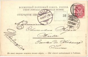 1897 (Vorläufer!) Saint Petersburg, Le palais Anitschkoff / Anichkov palace