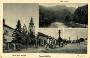 6 db RÉGI kárpátaljai városképes lap / 6 pre-1945 Transcarpathian town-view postcards