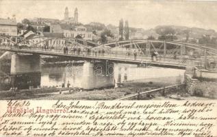 1898 Ungvár, Uzshorod, Uzhhorod, Uzhorod; híd / bridge (EK)