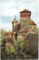 Nürnberg, Nuremberg; 11 pre-1945 art postcards s: Sollmann