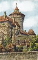 Nürnberg, Nuremberg; 11 pre-1945 art postcards s: Sollmann