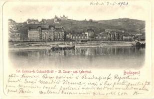 1903 Budapest II. Szent Lukács és Császár fürdő (EK)