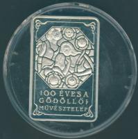 2001. 4000Ft Ag "100 éves a gödöllői művésztelep" T:PP Csak 4000db! Tanúsítvánnyal!