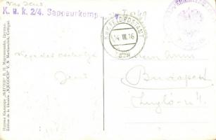 1914 Cetinje, Cettigne; Vidovdan ceremony of the Serbian Sokol students. Njegoch + K.u.K. 2/4. Sappe...