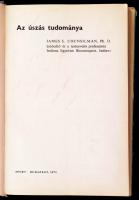 James E. Counsilman: Az úszás tudománya. Bp.,1970, Sport. Kiadói egészvászon-kötés, kiadó szakadt pa...