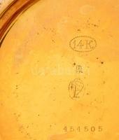 Pacemaker arany (Au.) 14K zsebóra, jelzett, működik, bruttó 79,4 g