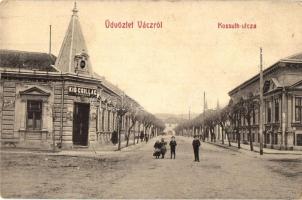 Vác, Kossuth utca, Kis Csillag vendéglő, kiadja Mayer Sándor, W. L. Bp. 8. (EK)