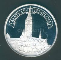 "Budapest-Mátyás templom" modern Ffém emlékérem T:PP