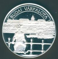 "Budapest-Budai Várpalota" modern Ffém emlékérem T:PP