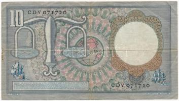 Hollandia 1953. 10G T:III 
Netherlands 1953. 10 Gulden C:F Krause 85