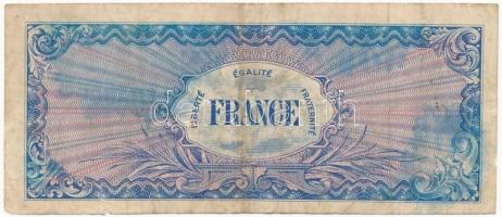 Franciaország / Szövetséges katonai kiadás 1944. 100Fr T:III- kis szakadás, ly. 
France / Allied mi...