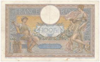 Franciaország 1939. 100Fr T:III ly., szakadás
France 1939. 100 Francs C:F hole, tear