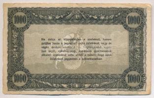 ~1920. 100K "Vásárlási visszatérítés" 1000K-ról "PILISSZENTLÁSZLÓ FOGY. ÉS ÉRT."...