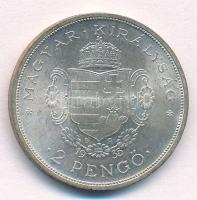 1935. 2P Ag "Rákóczi" T:1-,2 kis patina
Adamo P7.2