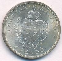 1935. 2P Ag "Rákóczi" T:1-,2 patina
Adamo P7.2