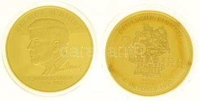 Németország 2015. "A Német újraegyesítés 25. évfordulója" aranyozott Cu-Ni emlékérem + 201...