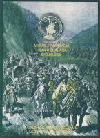 1996. "Honfoglalás-Szt.István, Árpád fejedelem" emlékérem Ag 5,37g díszlapon T:PP