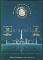 1996. "Honfoglalás-Szt.István, Árpád fejedelem" emlékérem Ag 5,37g díszlapon T:PP
