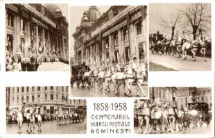 1858-1958 Bucharest, Bucuresti; Centenarul Marcii Postale Rominesti / The Centenary of the Romanian Postage Stamp, celebration