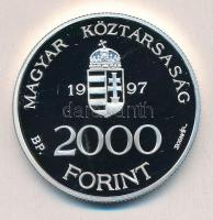 1997. 2000Ft Ag "Integráció az EU-ba-EURO I" T:PP 
Adamo EM147