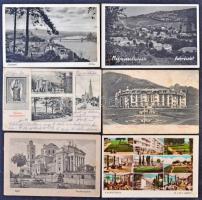 98 db RÉGI és MODERN magyar városképes lap / 98 pre-1945 and modern Hungarian town-view postcards