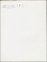 cca 1938 Osoha László (1899-1970) budapesti fotóművész hagyatékából 2 db vintage fotó, az egyik pecs...