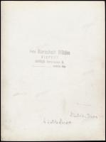 cca 1939 Korschelt Miklós (1900-1982) budapesti festő- és fotóművész hagyatékából, 2 db pecséttel je...