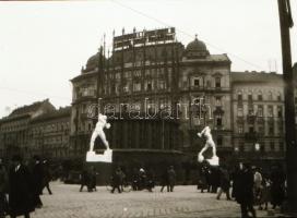 1919 Budapest feliratú tasakban 6 db szabadon felhasználható vintage negatív (tanácsköztársasági óri...