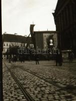 1919 Budapest feliratú tasakban 6 db szabadon felhasználható vintage negatív (tanácsköztársasági óri...