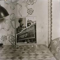 cca 1968 Budapest, X. kerület, kőbányai városképek, épületfotók, utca képek, stb., 21 db vintage neg...