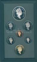 Kanada 1995. 1c-1$ 6klf db + 1$ Ag "Hudson öböl", exkluzív szettben T:PP Díszdobozban, tan...