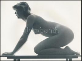 cca 1976 Menesdorfer Lajos (1941-2005) budapesti fotóművész hagyatékából 15 db vintage fotó (6x6 cm ...