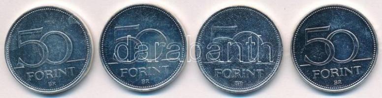 1992- 50Ft ezüstözött Cu-Ni (4xklf) "Nagy Magyarok / Zrínyi Miklós, Árpád fejedelem, Szent Lász...