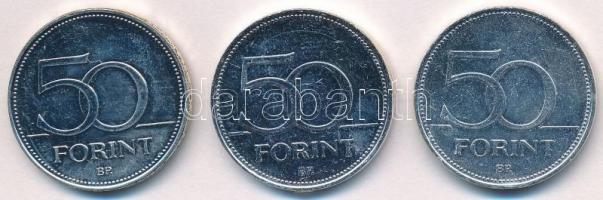 1992- 50Ft ezüstözött Cu-Ni (3xklf) "Nagy Magyarok / Széchenyi István, Kossuth Lajos, Deák Fere...