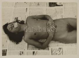 cca 1985 Menesdorfer Lajos (1941-2005) budapesti fotóművész hagyatékából, jelzés nélküli vintage fénykép, 40x30 cm