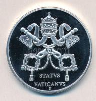 Vatikán ~2005. "VI. Pál pápa" ezüstözött multicolor emlékérem (40mm) T:PP 
Vatican ~2005....