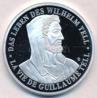 Svájc DN "Tell Vilmos élete / Tell Vilmos számszeríjjal" ezüstözött fém emlékérem (40mm) T...