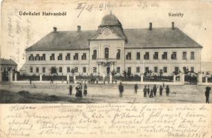 Hatvan, Grassalkovich kastély (Hatvany-Deutsch kastély). Hoffmann M. L. kiadása (EK)
